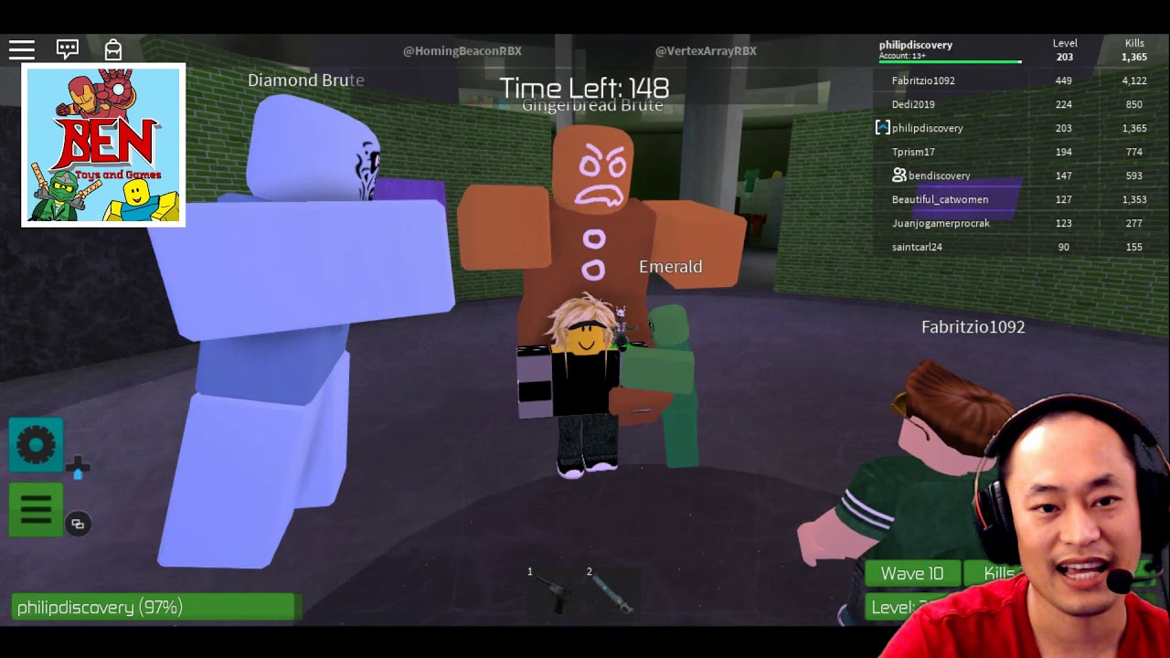 We Can T Survive This Hoarde Of Zombies In Roblox Zombie Rush