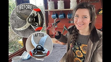 Hoe u een snoeischaar schoonmaakt en slijpt / Homegrown Garden