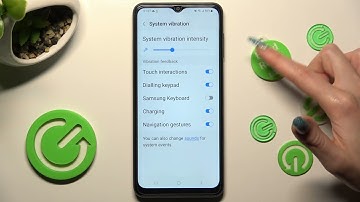 How to Enter Vibration Settings on SAMSUNG Galaxy A04s - Open Vibration Settings