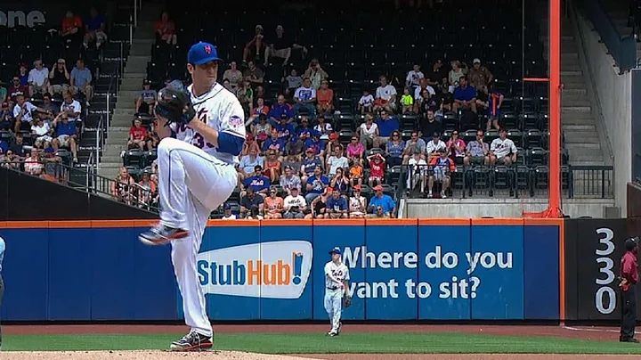 PHI@NYM: Harvey allows three hits, strikes out 10