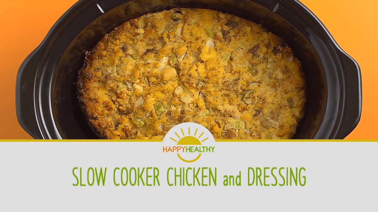 slow cooker chicken and dressing Slow Cooker Chicken with Stuffing