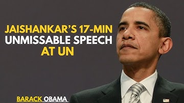 "UN Reform Jab at the West Exposes Pakistan | Jaishankar’s Powerful UNGA Speech by barack obama