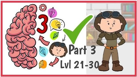 Brain Test 3 Tricky Quests & Adventures All Levels 21-30 Solution walkthrough