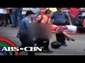 Huli sa CCTV: Habulan ng mga pulis at lalaking nanagasa ng enforcer