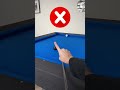 Pool lesson: DONâ€™T use this brigde for rail shots! â�Œ USE this one instead âœ… #learning #billiards
