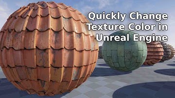 How to Quickly Change Texture Color in Unreal Engine - UE Beginner Tutorial