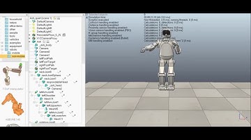 ASTI humanoid robot Forward Kinematics in VREP using Matlab