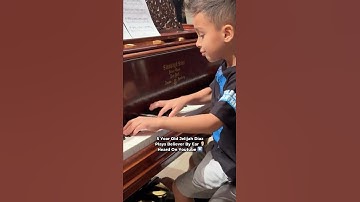 5 Year Old Piano Prodigy Plays Believer by Imagine Dragons 🎹 Jelijah Diaz #piano #prodigy #talented