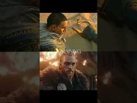 Bayek of siwa vs Eivor Varinsson #assassinscreed #shorts #ac