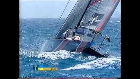 2007 America's Cup Race 7 - Alinghi's Defense