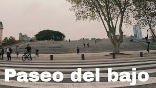 Paseo del Bajo to Puerto Madero 🇦🇷 Stairs & Women's Bridge (▶14min)