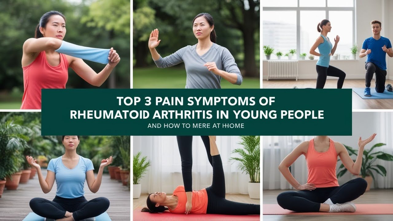 Top 3 Symptoms of Rheumatoid Arthritis in Young People and How to Manage Them at Home !!! 