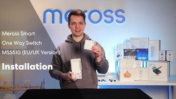 How to Install Meross Smart One Way Switch MSS510 (EU/UK Version)