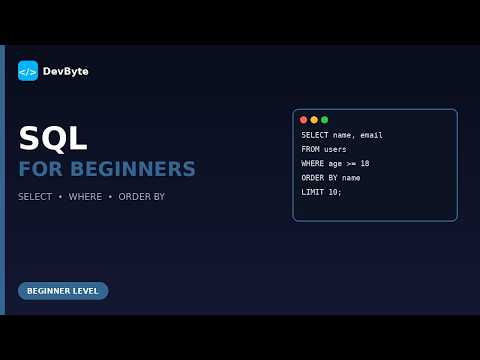 SQL for Beginners – Learn to Query Databases (2026)