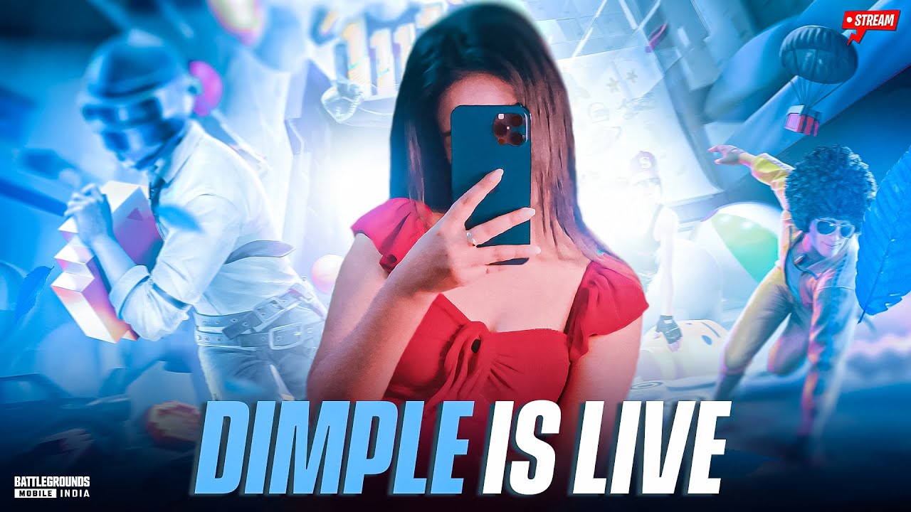 Dimpling Stream LATE NIGHT STREAMING 👋||Dimple is Live||#bgmi #shortsfeed #pubgmobile # ...