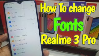 How to change Realme 3 Pro Fonts, Realme 3 Pro Fonts Change, Realme Fonts Change screenshot 4