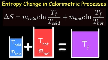 Entropy Change in Calorimetric Processes | Thermodynamics