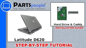 Dell Latitude D620 (PP18L) Hard Drive & Caddy How-To Video Tutorial