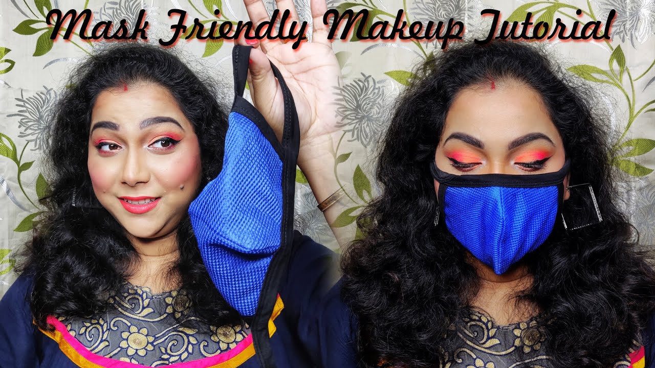 Mask friendly Glam Makeup Tutorial for Covid 19 Situation Unlock 1