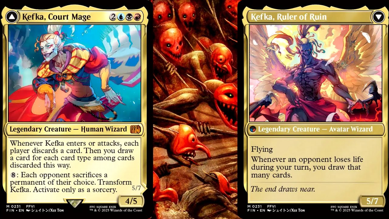 kefka card mtg Kefka, Court Mage / Kefka, Ruler of Ruin cEDH Proxy Deck Gilded Goblet Then you draw a card for each card type among cards discarded this way. TR&CI 179: How Does Kefka,