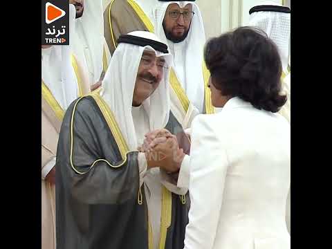 حديث باسم بين سمو نائب الأمير الشيخ مشعل الأحمد وعالية الخالد مجلس الأمة جلسة الافتتاح