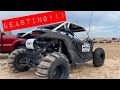 420HP X3 sends! call outs, crazy rain, and sick wheelies!