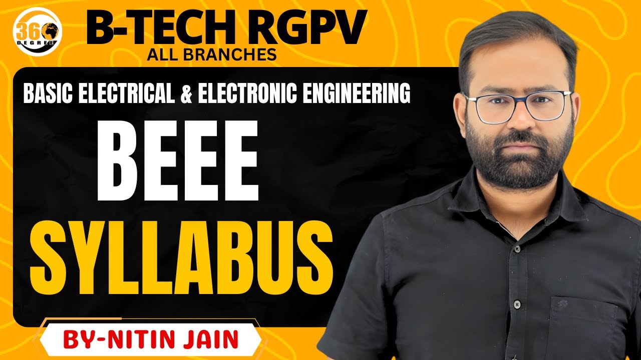 RGPV Basic Electrical & Electronics Engineering | B.Tech 1st Year ...