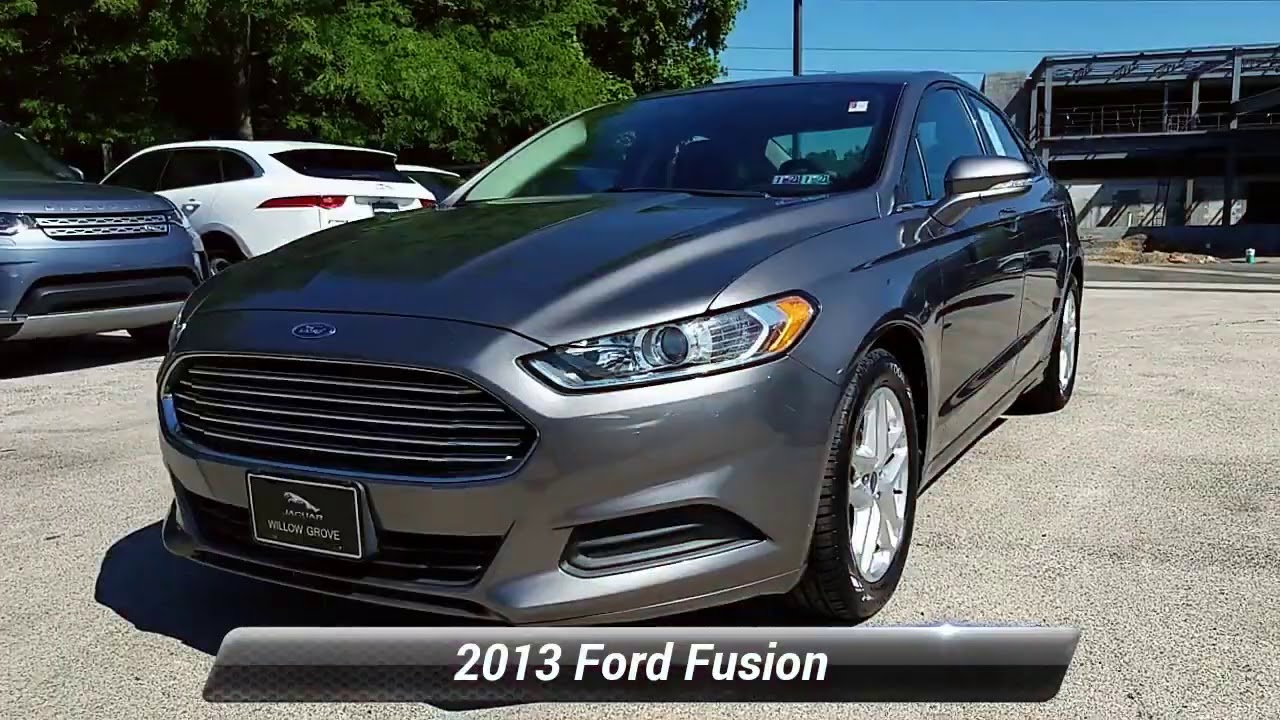 Used 2013 Ford Fusion SE, Willow Grove, PA SJ20047A YouTube