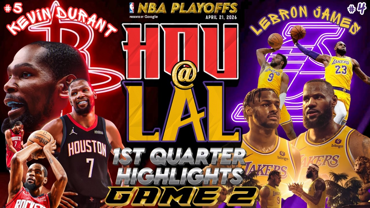 Los Angeles Lakers vs Houston Rockets Game 1st Quarter Highlights ...