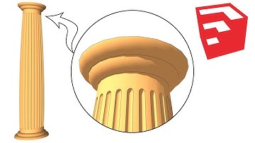How to Make Column In SketchUp | Design - 1