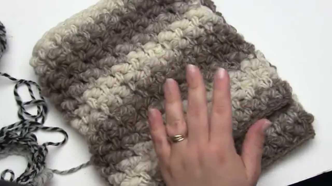 Как вязать крючком: раздельный столбик «Бульон» и «Сквиш» (для правшей)