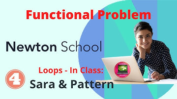 Pattern Printing in Java | Loops Assignment | Sara and pattern | Newton School Assignment Answer