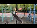 Rings Muscle-up to Forward Roll