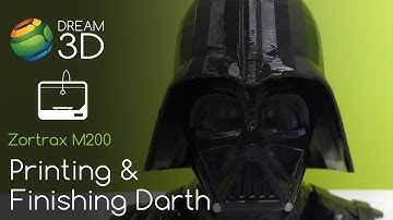 3D Print & Finishing Darth Vader Bust | Cool 3D Prints | Dream 3D
