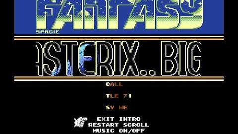 Fantasy Intro - C64 Commodore 64 - Father Christmas - Cracktro