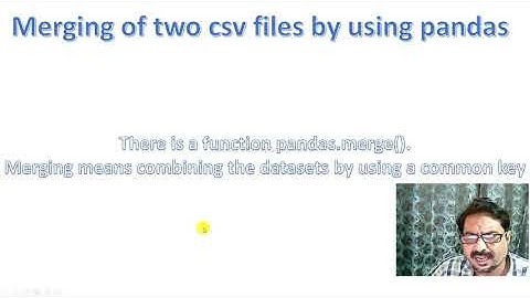 merging csv files in python
