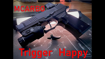 Sig Sauer P365 XMACRO Tacops - MCARBO Short Stroke Flat Trigger Install