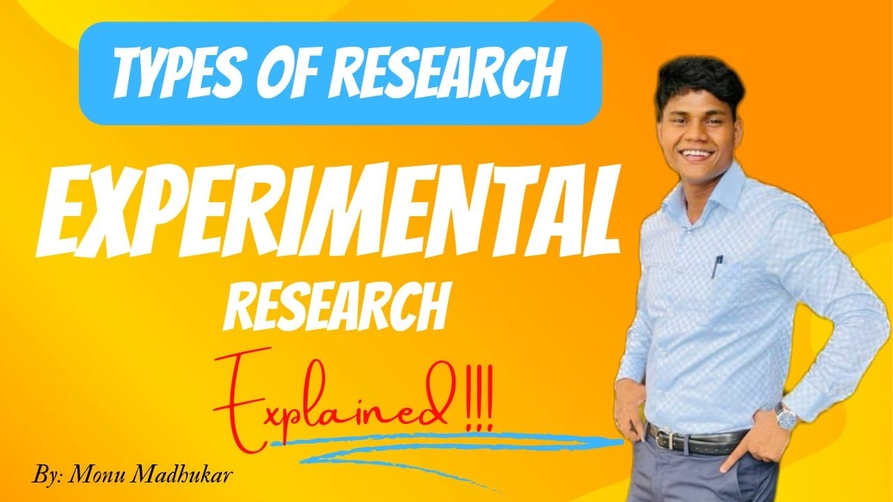 Experimental Research || UGC NET RESEARCH METHODOLOGY BY MONU MADHUKAR