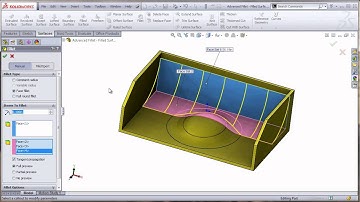 SolidWorks TNT - Advanced Fillet Using Filled Surface