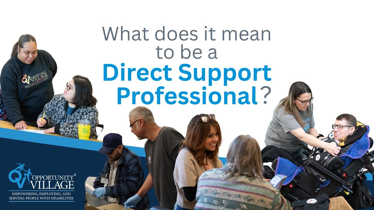Community Direct Support What does it mean to be a Direct Support Professional? - YouTube