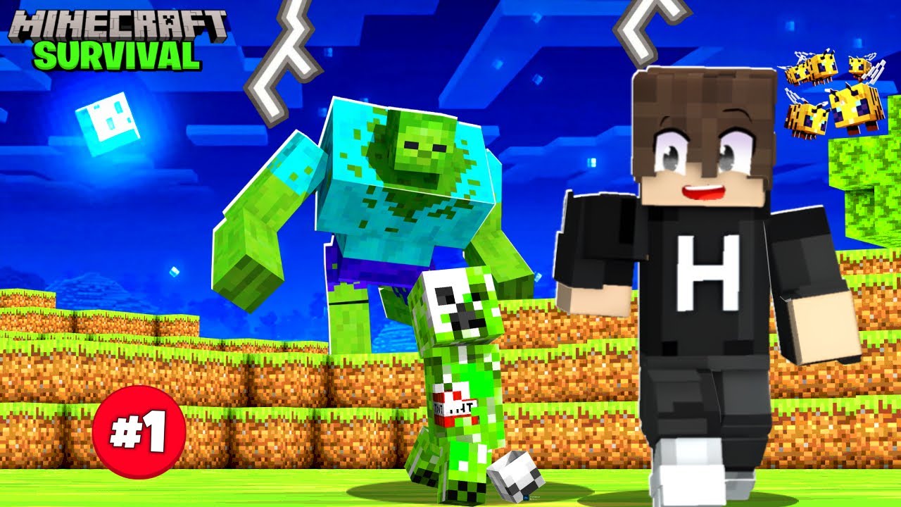 I Started a New Minecraft World… and It Almost Ended 😰 | Survival Ep 1