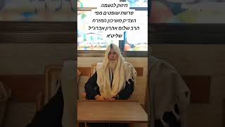 חיזוק לנשמה פרשת שופטים מפי הצדיק משיכון המזרח הרב שלום אהרון אברג&#39;יל שליט&#39;א