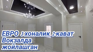 3 хоналик 2 кават 76 кв м 68 000$ $ Вокзал ☎️ +998-88-286-80-80 / Самарканд квартира 2022