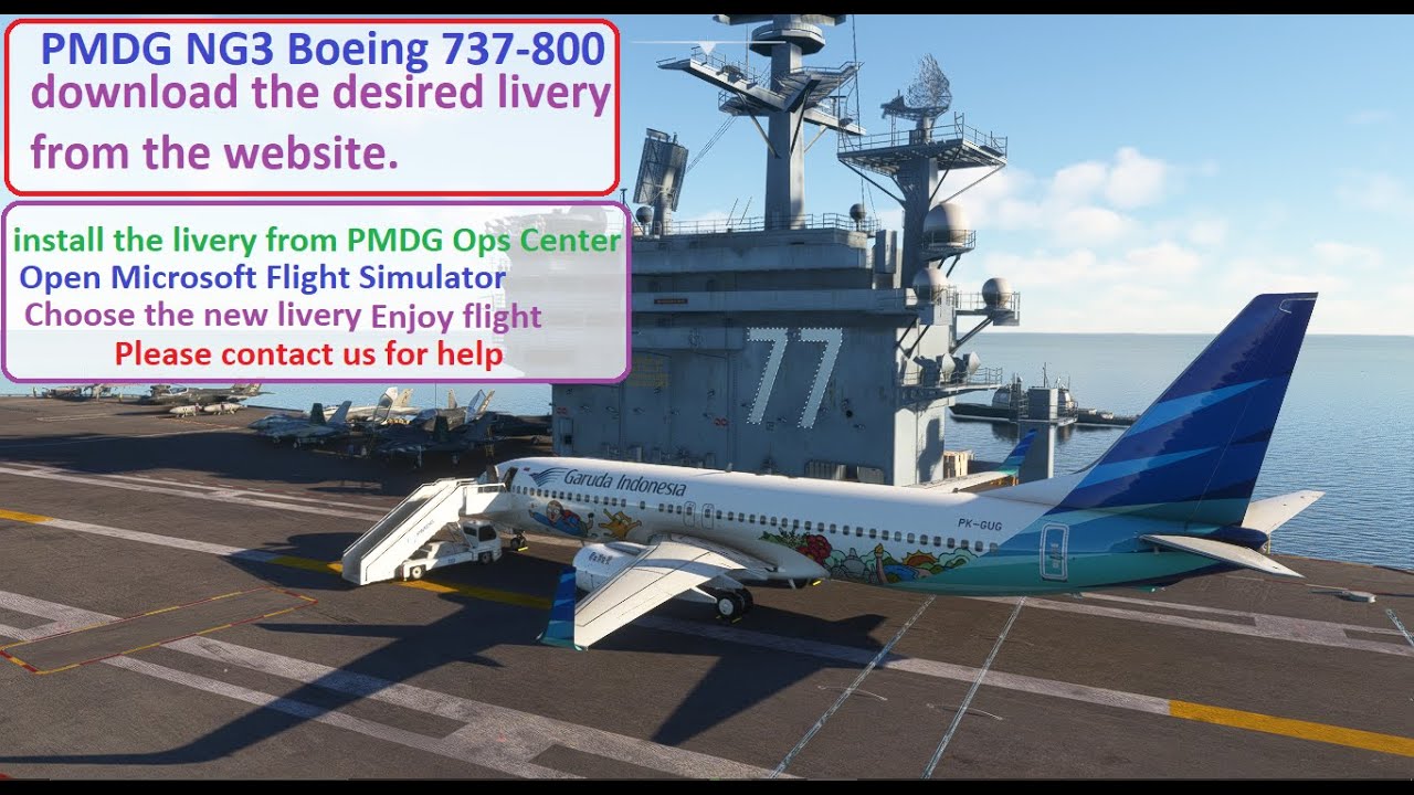 PMDG 737-800 install liveries into Microsoft Flight Simulator 2020 ...