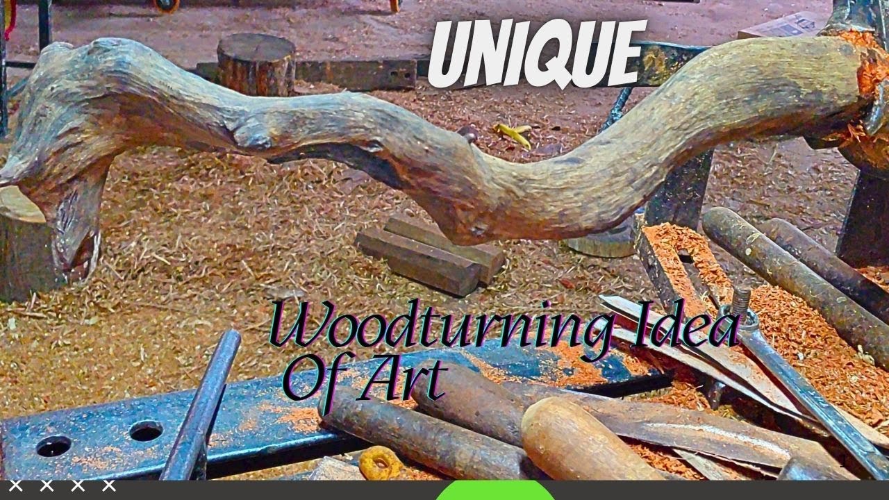 Handcrafted Wooden Art Through Precision Turning