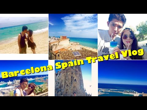 Barcelona Spain Travel Vlog! Plaza Catalunya| Playa de Montgat| Barcelona Port| Plaza de Espańa