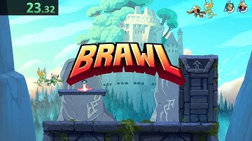 Brawlhalla Tutorial% Speedrun Former World Record (59 seconds)