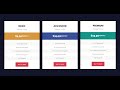 Pricing Card Template Using HTML &amp; CSS