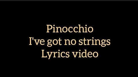 Pinocchio I