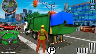 Garbage Truck Driving Simulator: Truck Driver Game - Android Gameplay FHD